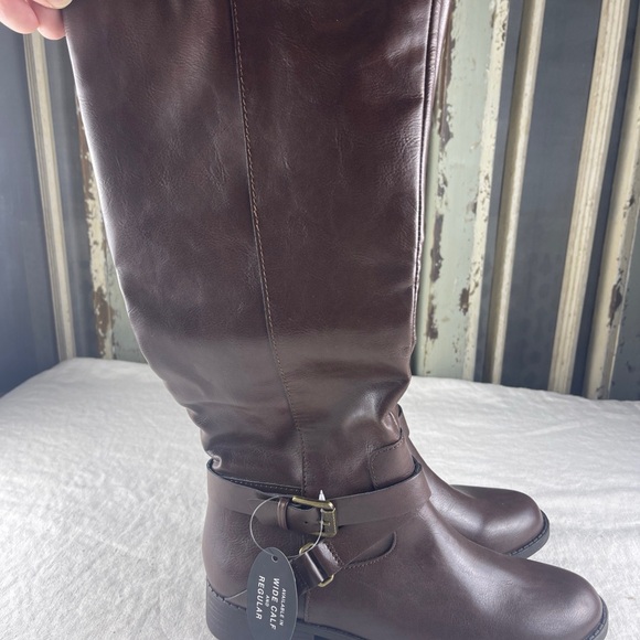 Style & Co. Shoes - Style & Co Women’s Marlies Brown Leather Boots